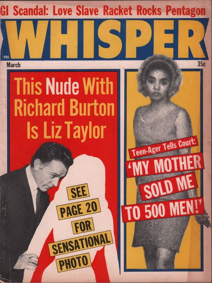 WHISPER magazine side cover March 1965