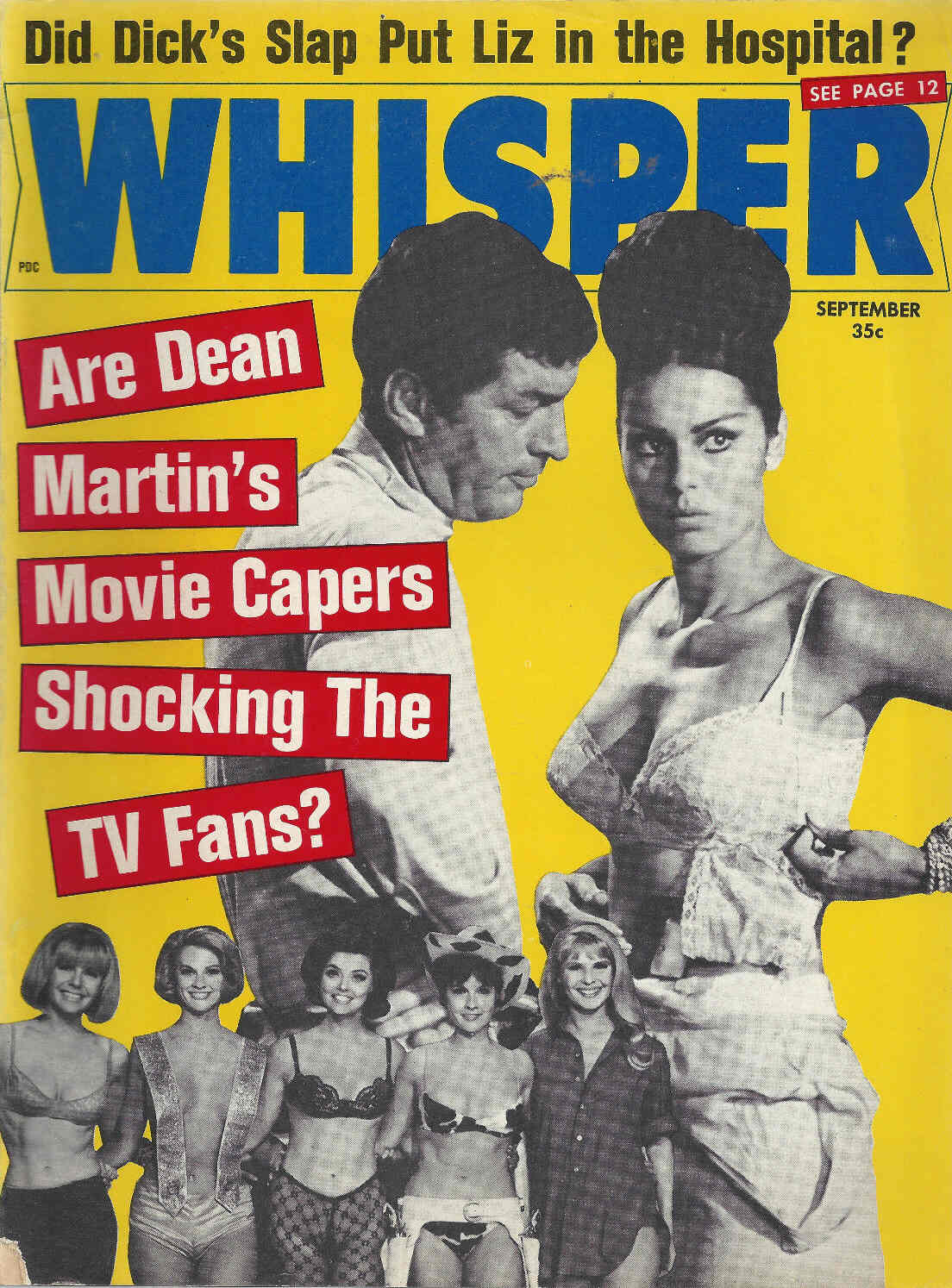 WHISPER magazine side cover September 1966