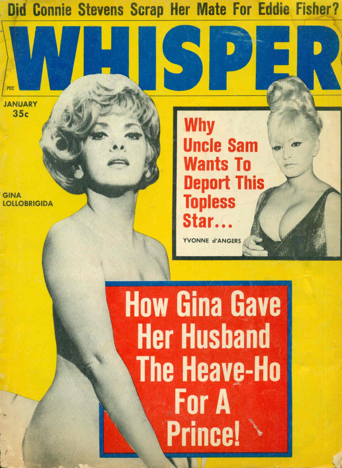 WHISPER magazine side cover January 1967