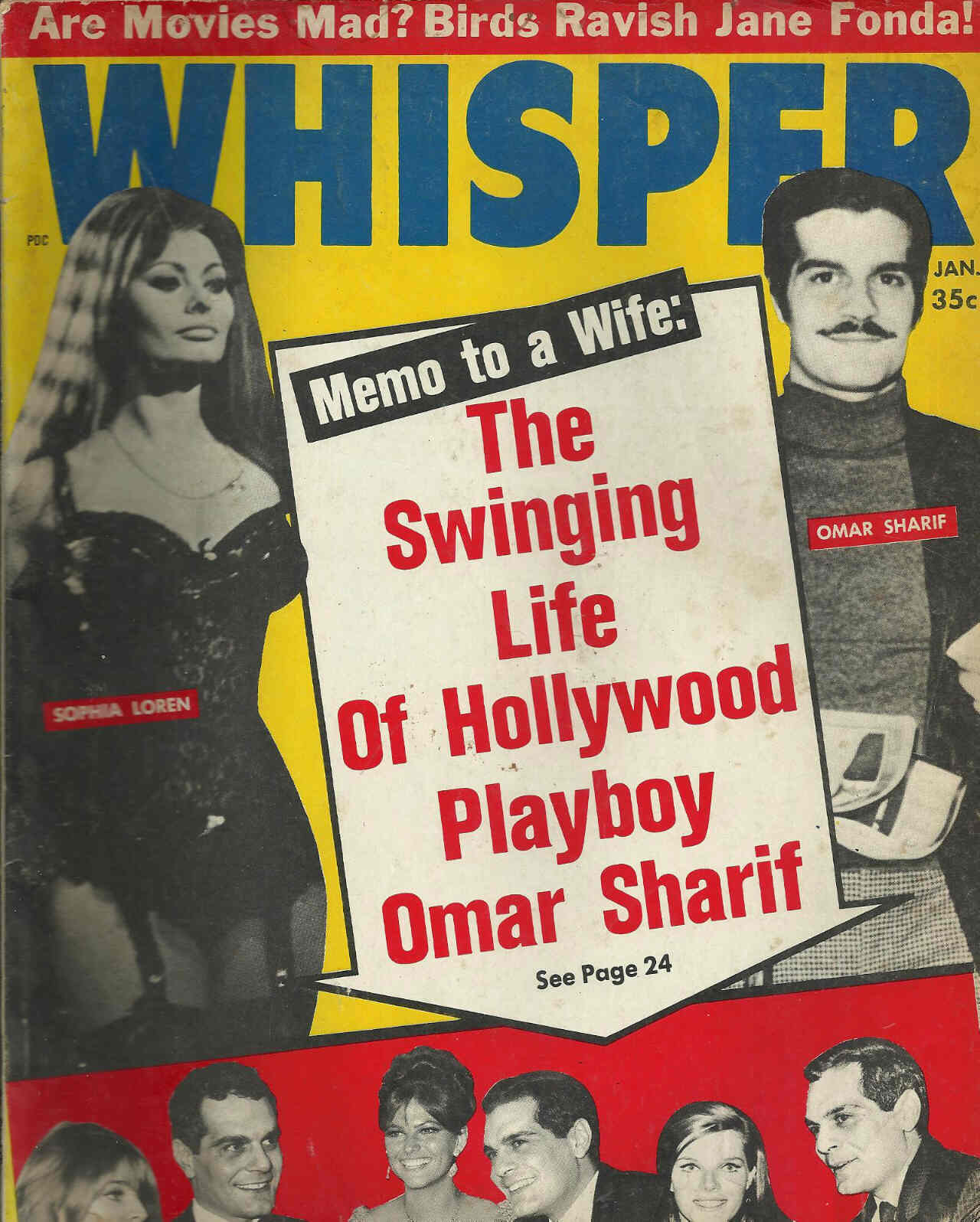 WHISPER magazine side cover January 1968
