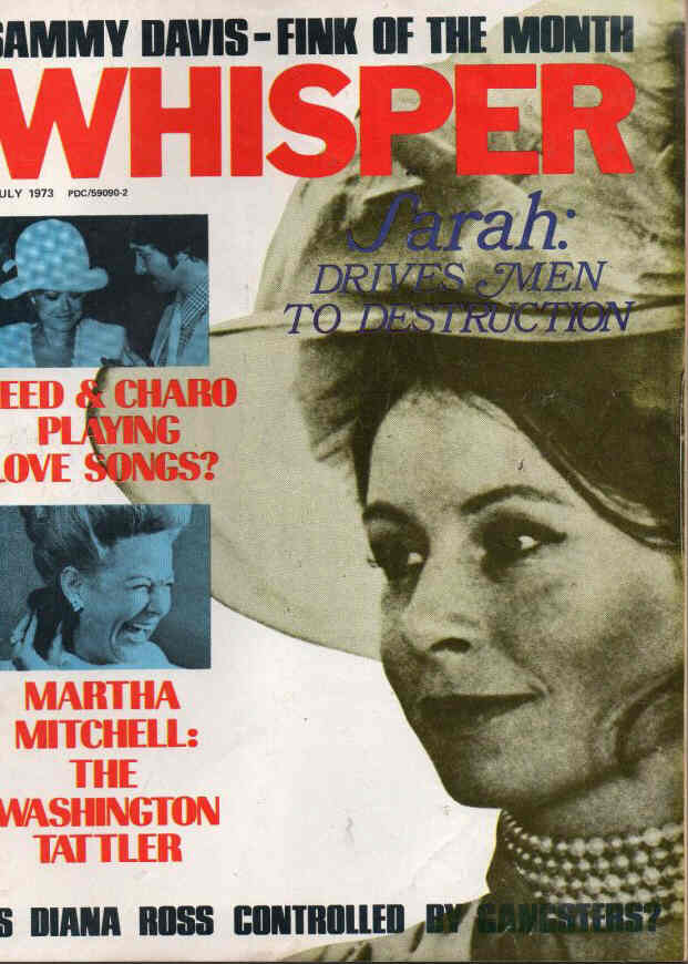 WHISPER magazine side cover July 1973