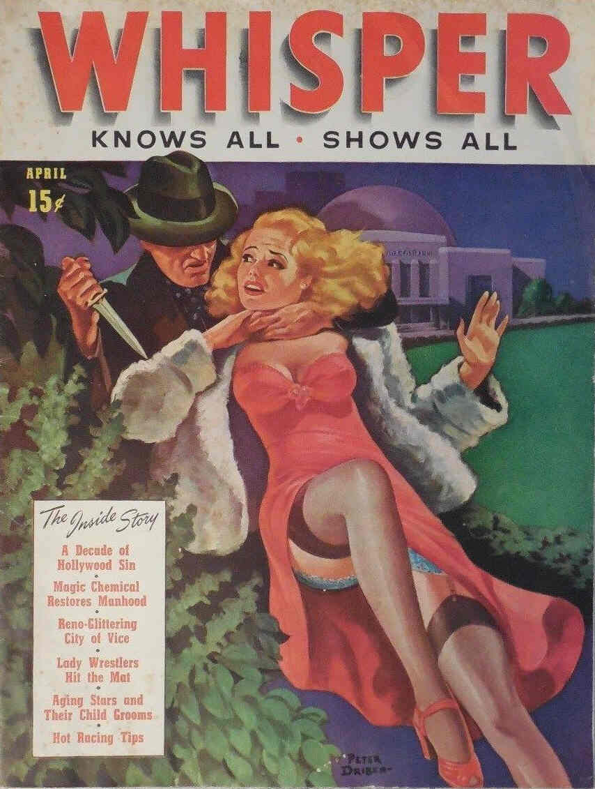 WHISPER magazine cover Issue 1 April 1946