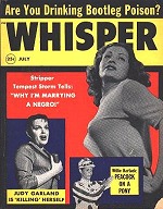 WHISPER magazine side cover July 1959