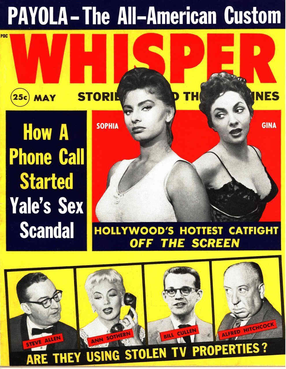 WHISPER magazine side cover May 1960