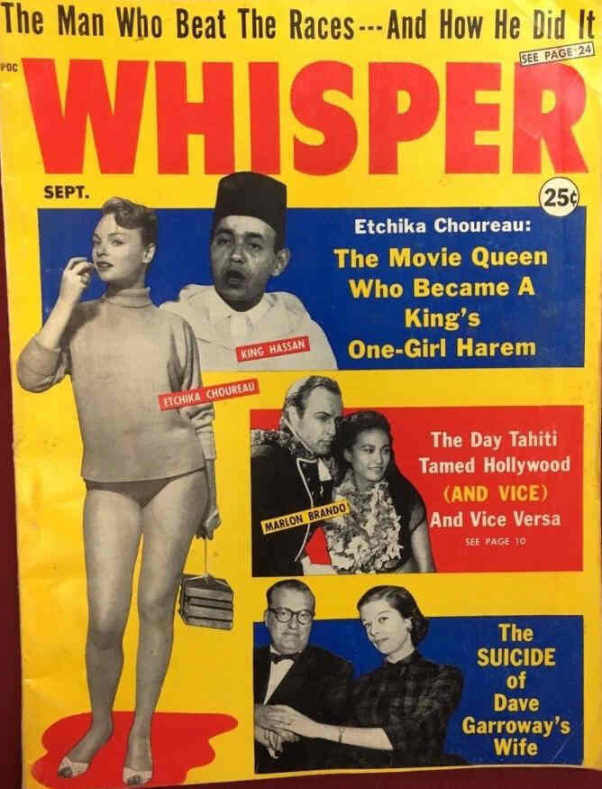 WHISPER magazine side cover September 1961