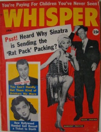 WHISPER magazine side cover January 1962