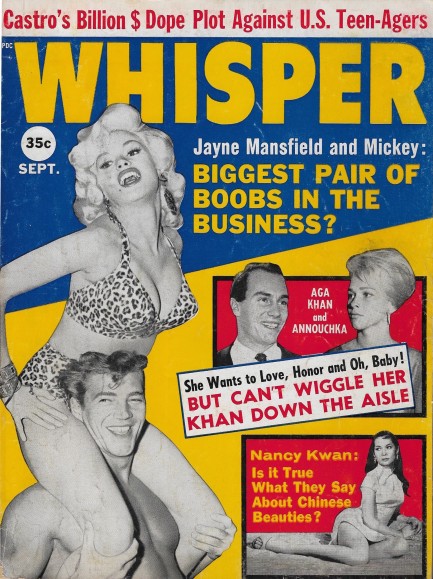 WHISPER magazine side cover September 1962