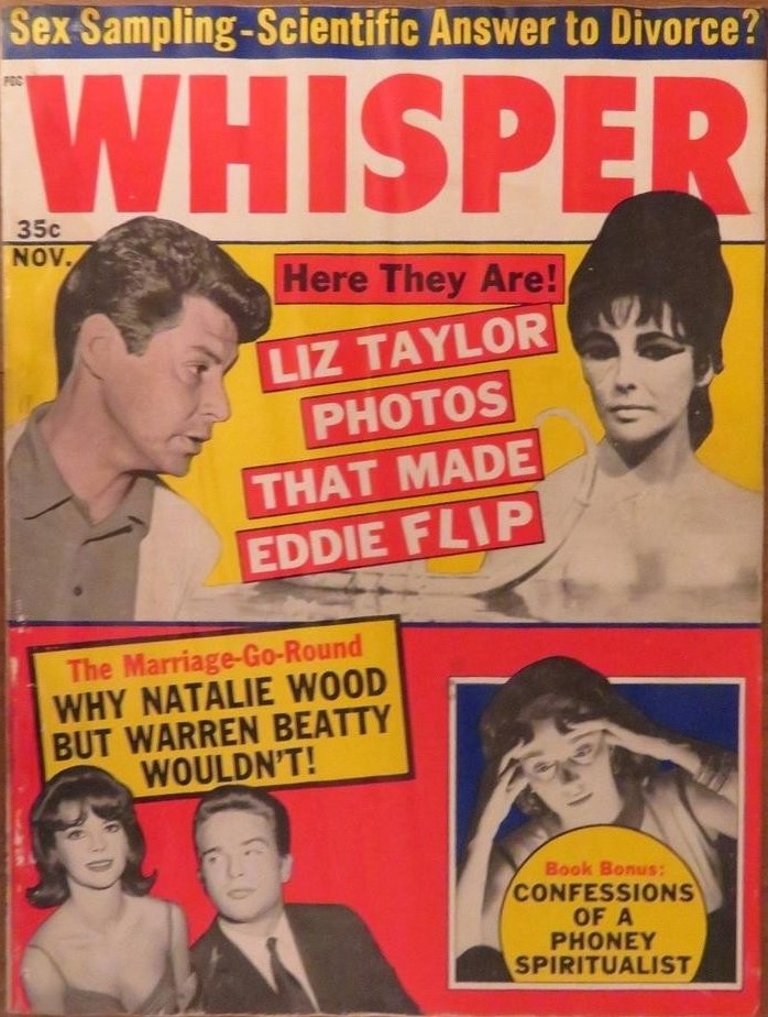 WHISPER magazine side cover  November 1962