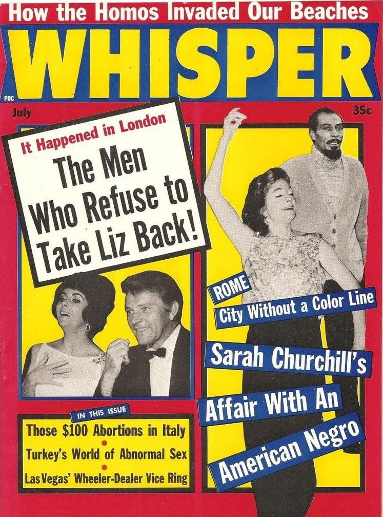 WHISPER magazine side cover  Vol 15 No  10  July 1965
