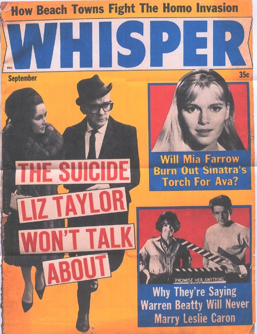 WHISPER magazine side cover  September 1965
