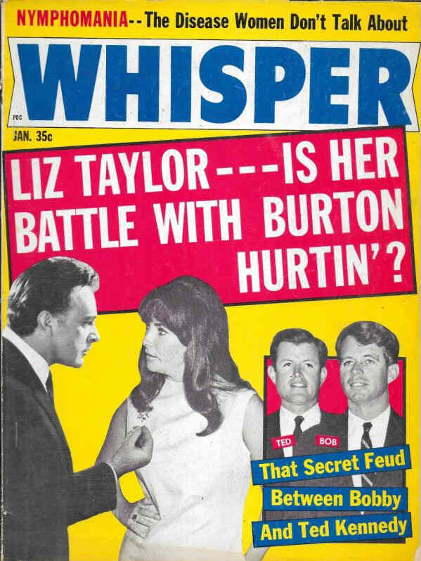 WHISPER magazine side cover  January 1966