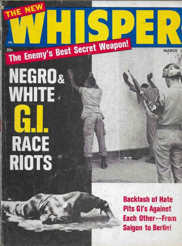 WHISPER magazine side cover  March 1967