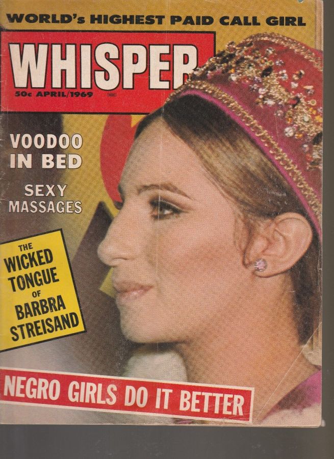 WHISPER magazine side cover  April 1969