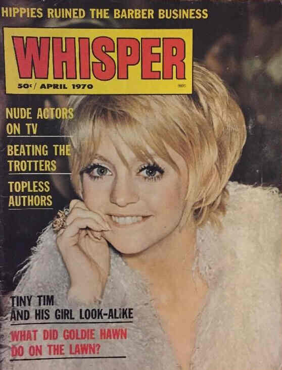 WHISPER magazine side cover April 1970