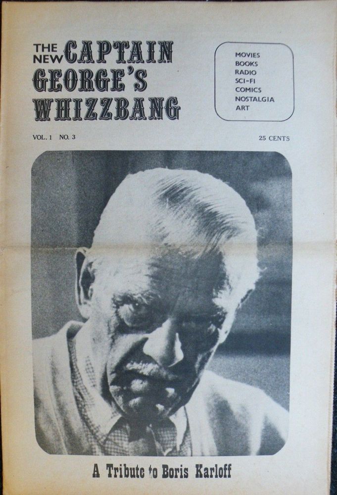 NEW CAPTAIN GEORGES WHIZZBANG | THE magazine side cover Issue 3  Vol 1 # 3 March/April 1969