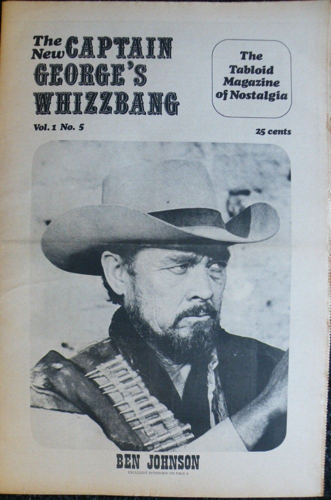 NEW CAPTAIN GEORGES WHIZZBANG | THE magazine side cover Issue 5  Vol 1 # 5 July/August 1969