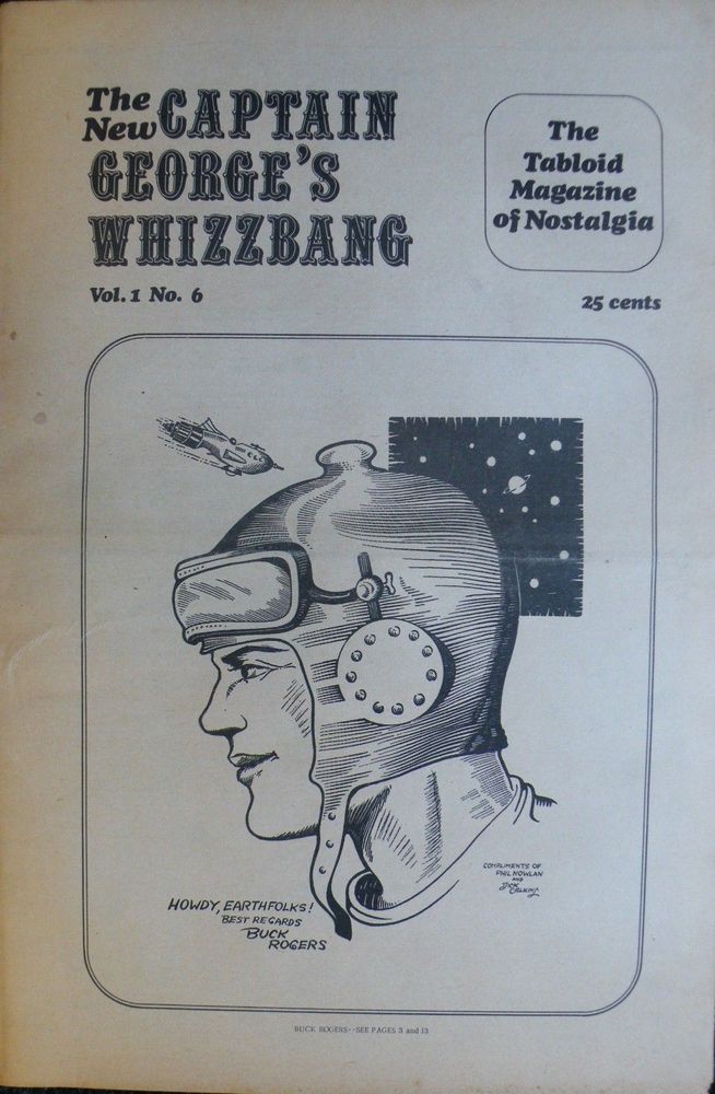 NEW CAPTAIN GEORGES WHIZZBANG | THE magazine side cover Issue 6  Vol 1 # 6  1970