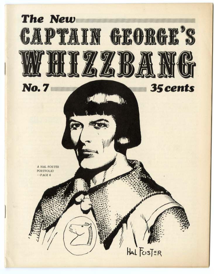 NEW CAPTAIN GEORGES WHIZZBANG | THE magazine side cover Issue 7  1970