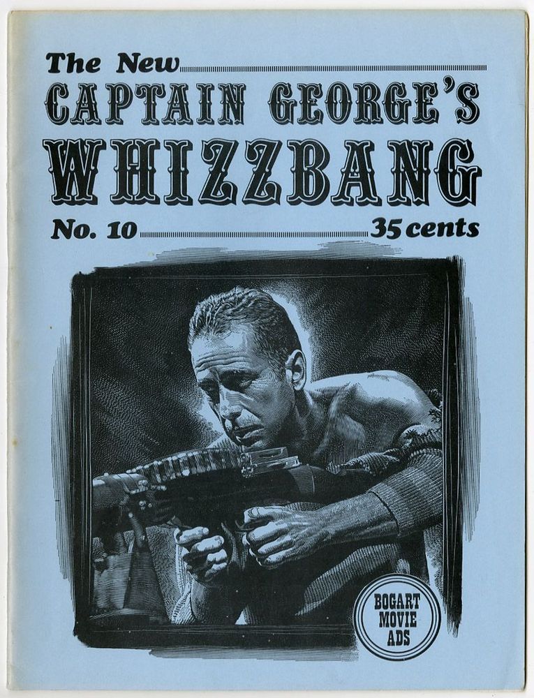 NEW CAPTAIN GEORGES WHIZZBANG | THE magazine side cover Issue 10  Vol 2 # 2  1970