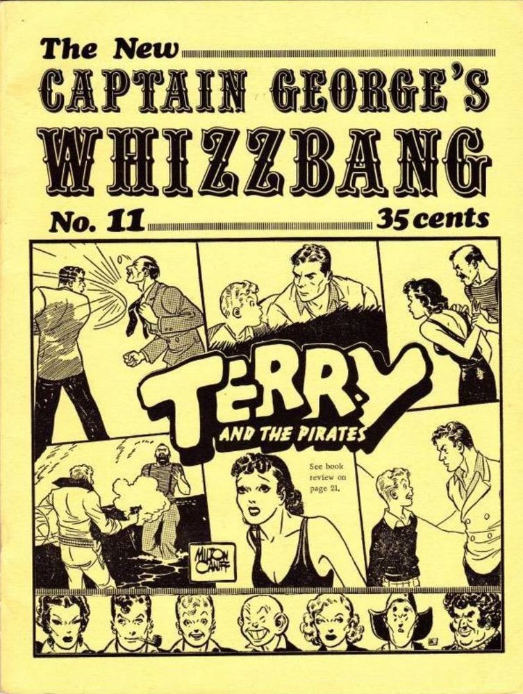 NEW CAPTAIN GEORGES WHIZZBANG | THE magazine side cover Issue 11  Vol 2 # 3  1970