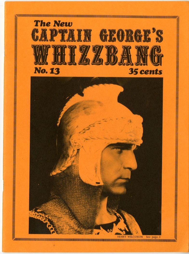 NEW CAPTAIN GEORGES WHIZZBANG | THE magazine side cover Issue 13  1971
