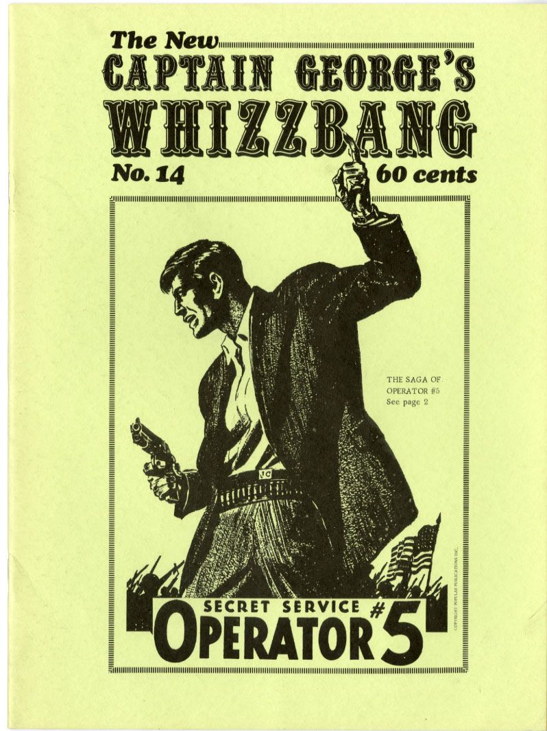 NEW CAPTAIN GEORGES WHIZZBANG | THE magazine side cover Issue 14  1972