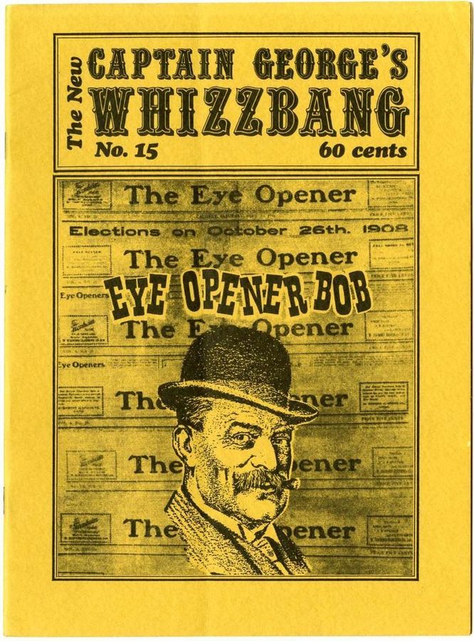 NEW CAPTAIN GEORGES WHIZZBANG | THE magazine side cover Issue 15  1973