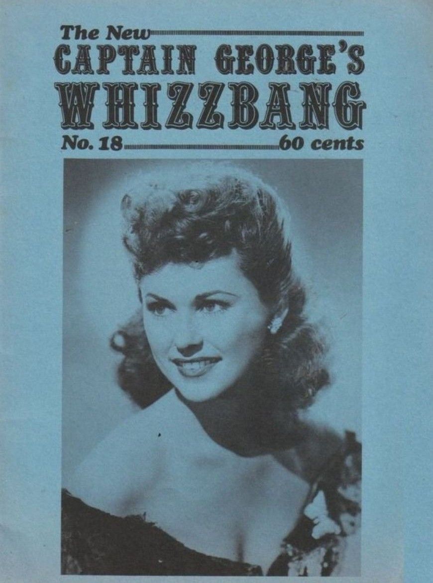 NEW CAPTAIN GEORGES WHIZZBANG | THE magazine side cover Issue 18  1974