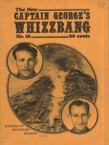 NEW CAPTAIN GEORGES WHIZZBANG | THE magazine side cover Issue 16  Vol 3 # 4  1973