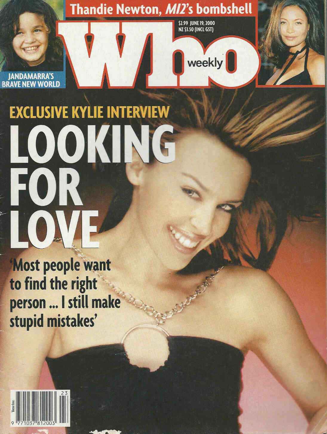 WHO magazine side cover 19 June 2000
