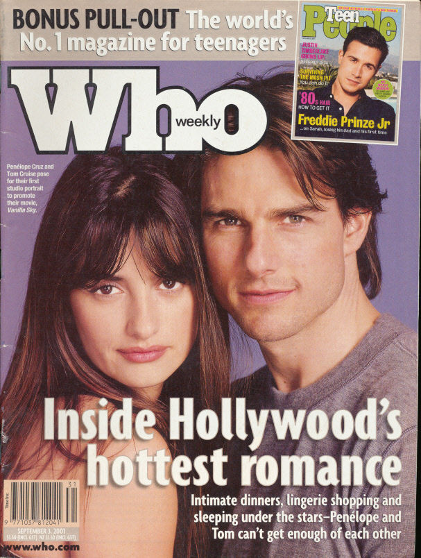 WHO magazine side cover 3 September 2001