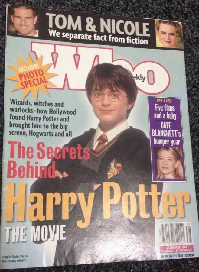 WHO magazine side cover 29 October 2001