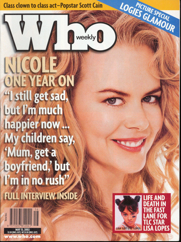 WHO magazine side cover 13 May 2002