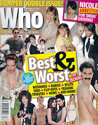 WHO magazine side cover 31 December 2006