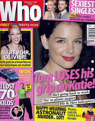 WHO magazine side cover 17 February 2007