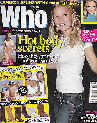 WHO magazine side cover 16 July 2007