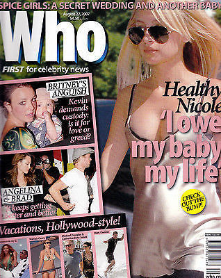 WHO magazine side cover 27 August 2007