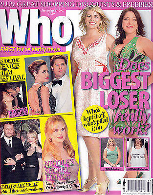 WHO magazine side cover 17 September 2007