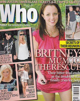 WHO magazine side cover 22 October 2007
