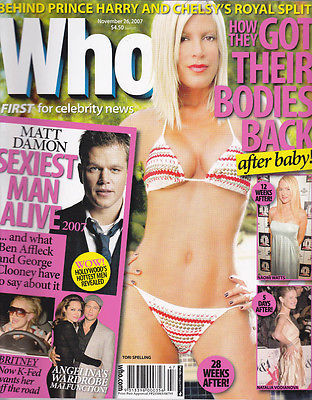 WHO magazine side cover 26 November 2007