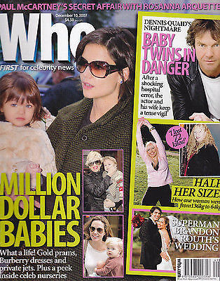 WHO magazine side cover 10 December 2007