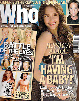 WHO magazine side cover 24 December 2007