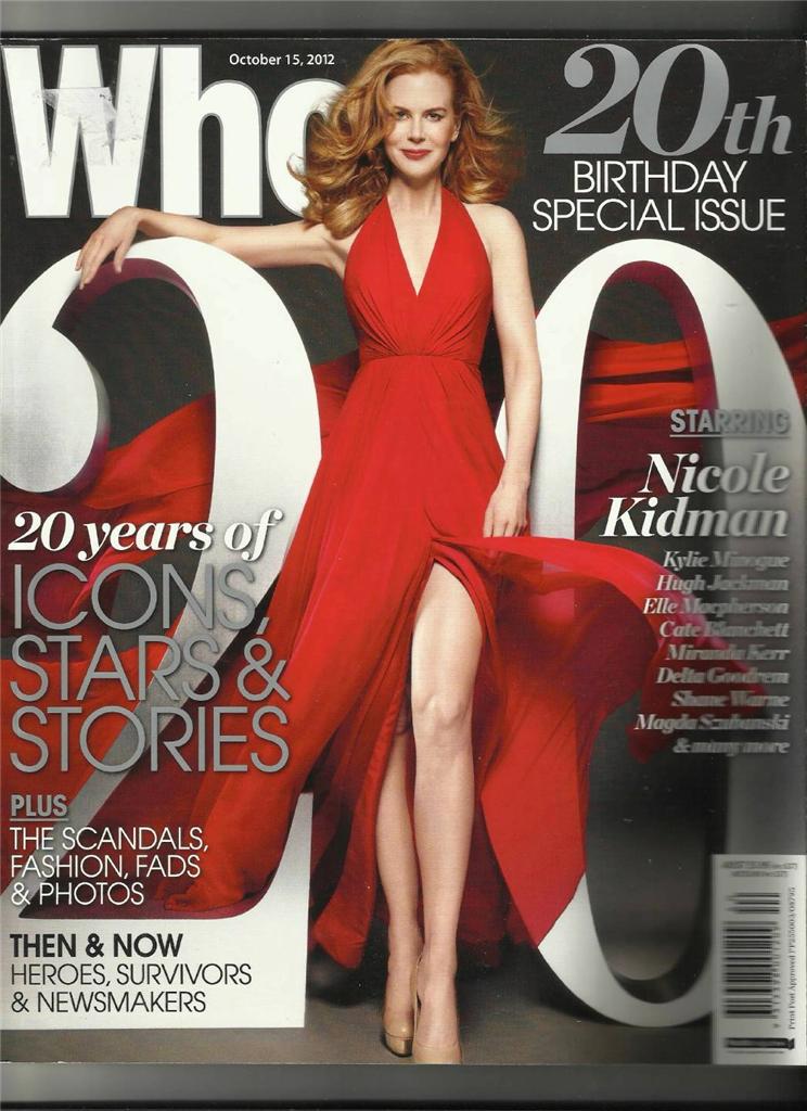 WHO magazine side cover 15 October 2012