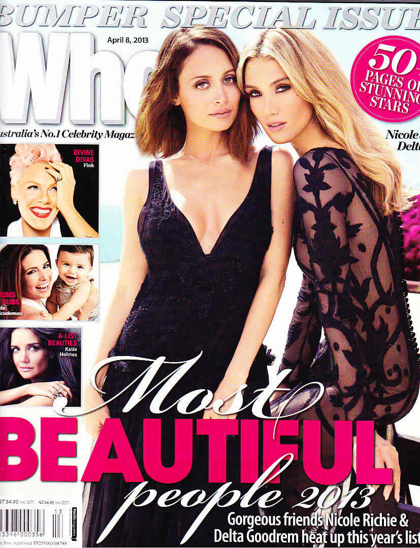 WHO magazine side cover 8 April 2013