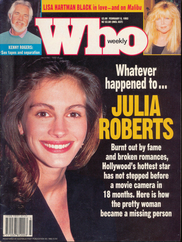 WHO magazine side cover 8 February 1993