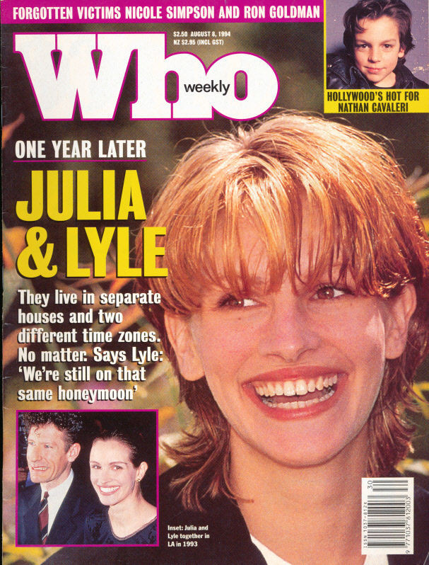 WHO magazine side cover 8 August 1994
