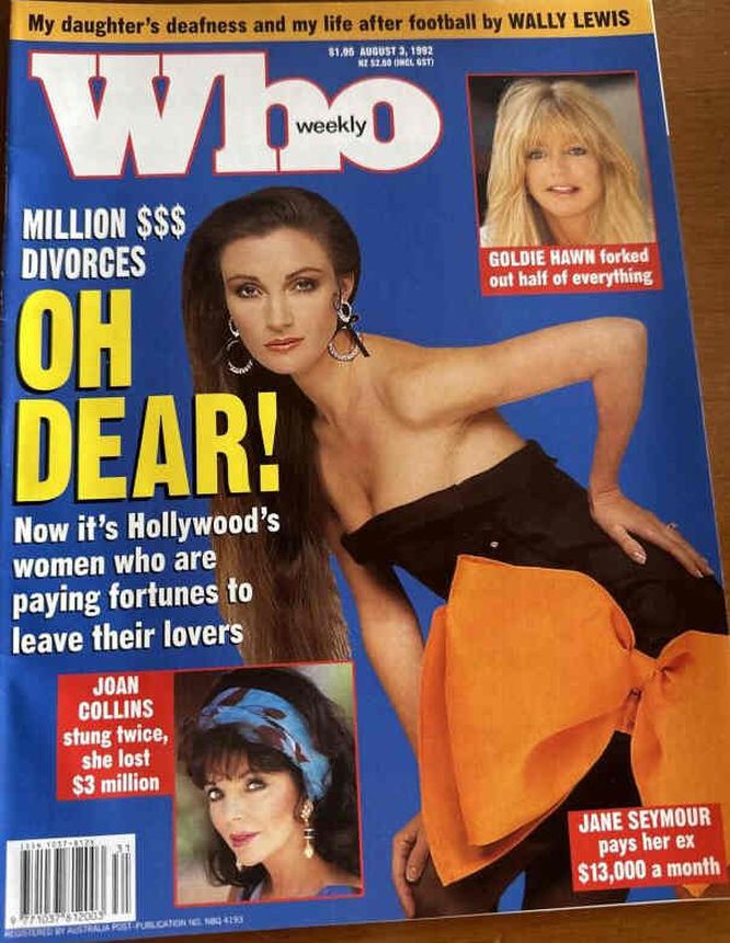 WHO magazine side cover 3 August 1992