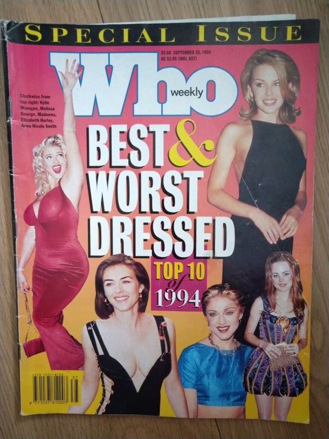 WHO magazine side cover 26 September 1994