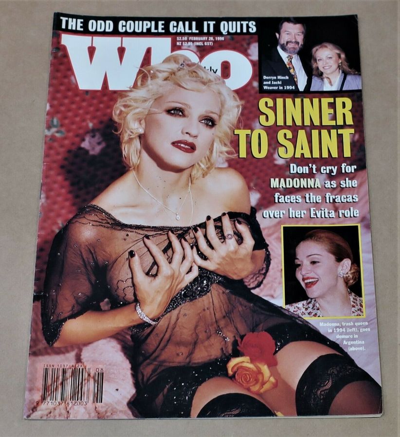 WHO magazine side cover 26 February 1996
