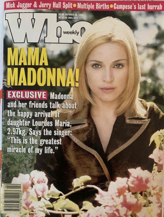 WHO magazine side cover 28 October 1996